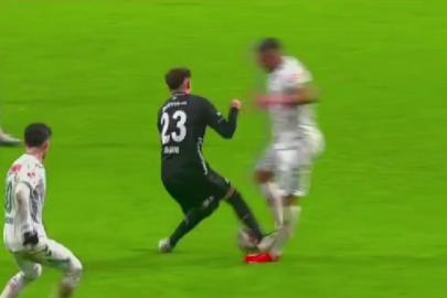 Beşiktaş'ta yeni transfer Kristjan Asllani kırmızı gördü