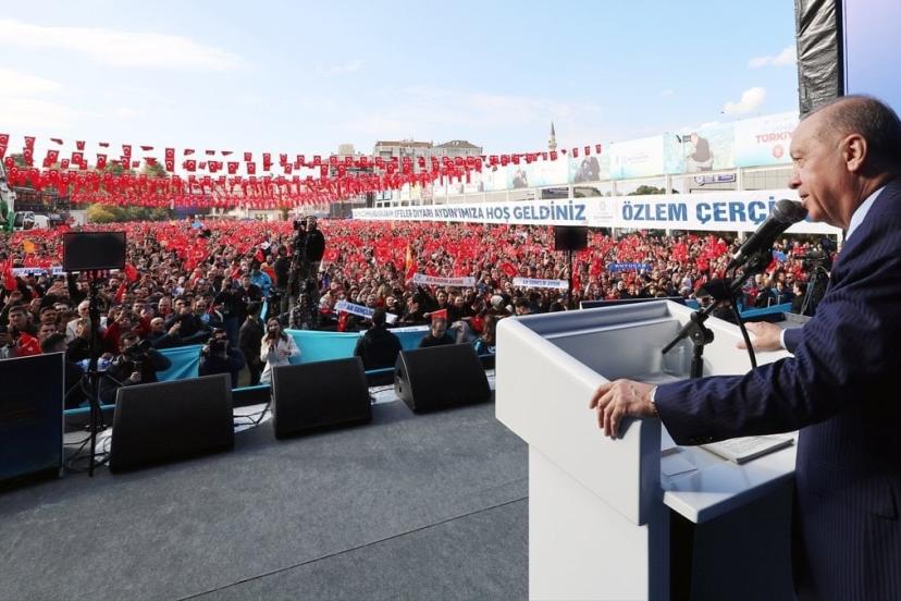 Cumhurbaşkanı Erdoğan'a Aydın’da yoğun ilgi