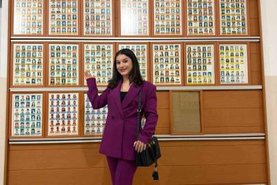 Avrupa ve dünya şampiyonu Erivan Barut, mezun olduğu okulda öğrencilerle buluştu