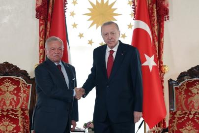 Cumhurbaşkanı Erdoğan, Ürdün Kralı 2. Abdullah ile bir araya geldi