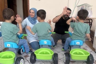 Depremde yetim kalan üçüzlere yuva olan çiftin duygusal röportajı