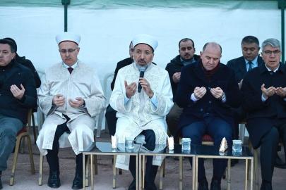 Diyanet İşleri Başkanı Arpaguş'tan depremin 3. yılında Osmaniye’de dua ve anma