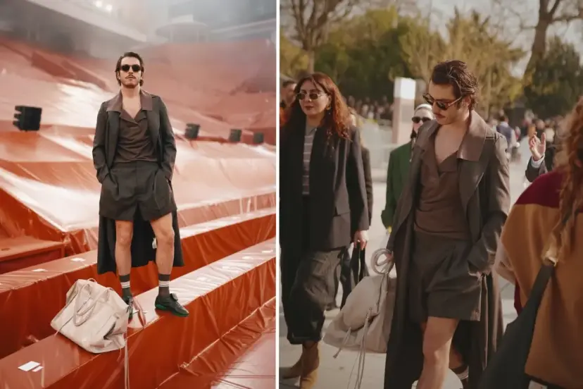 Boran Kuzum'un Paris Moda Haftası tarzı gündem oldu