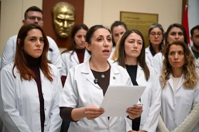 Bornova'da BELGEM öğretmenlerinden şiddete isyan