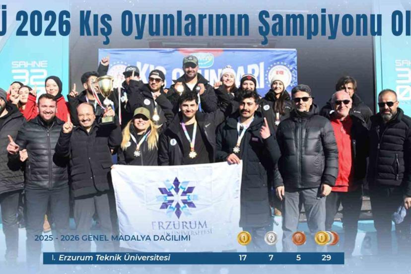 ETÜ 2026 kış oyunlarının şampiyonu oldu