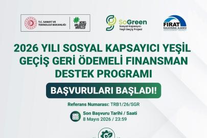 Fırat Kalkınma Ajansı’ndan KOBİ’lere 235 Milyon TL’lik yeşil dönüşüm finansmanı