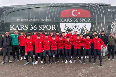 Kars 36 Spor U16 Takımı Türkiye Şampiyonası için Bingöl yolunda