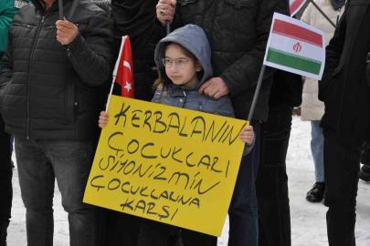 Kars’ta Caferiler İran’a düzenlenen saldırıları kınadı