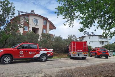 Lojman yangını büyümeden söndürüldü
