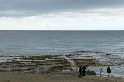 Alanya'da denizde hortum çıktı