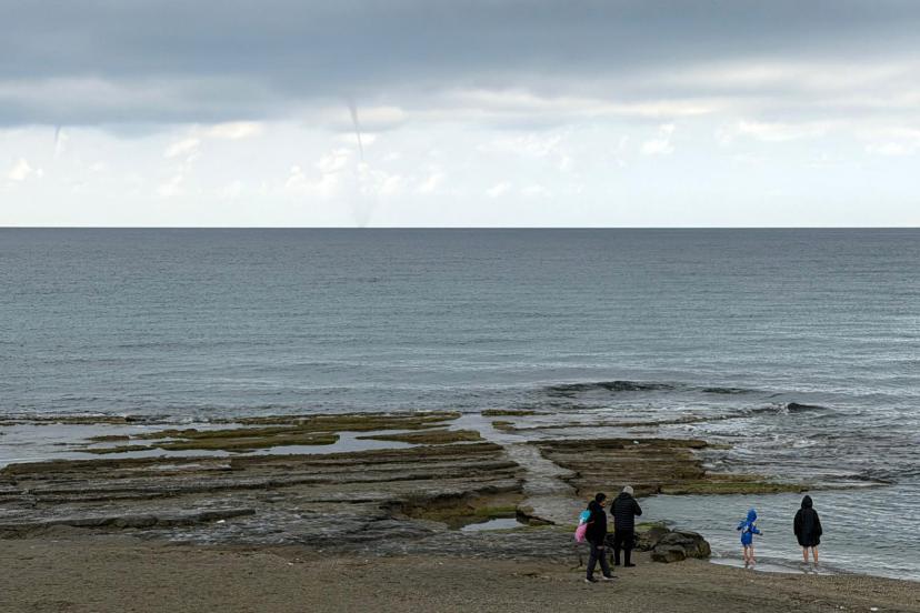 Alanya'da denizde hortum çıktı