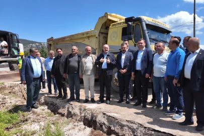 Doğal gaz için ilk kazma vuruldu