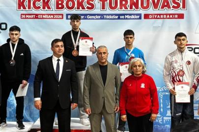 Kick boksçulardan 6 madalya