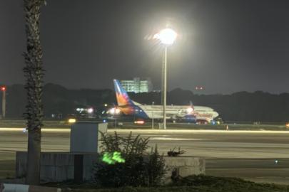 Uçakta rahatsızlanan pilot nedeniyle acil iniş