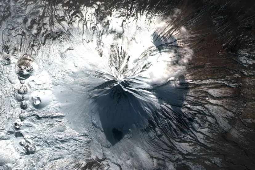 Zirveden uzaya... Ağrı Dağı’na gökyüzünden selam