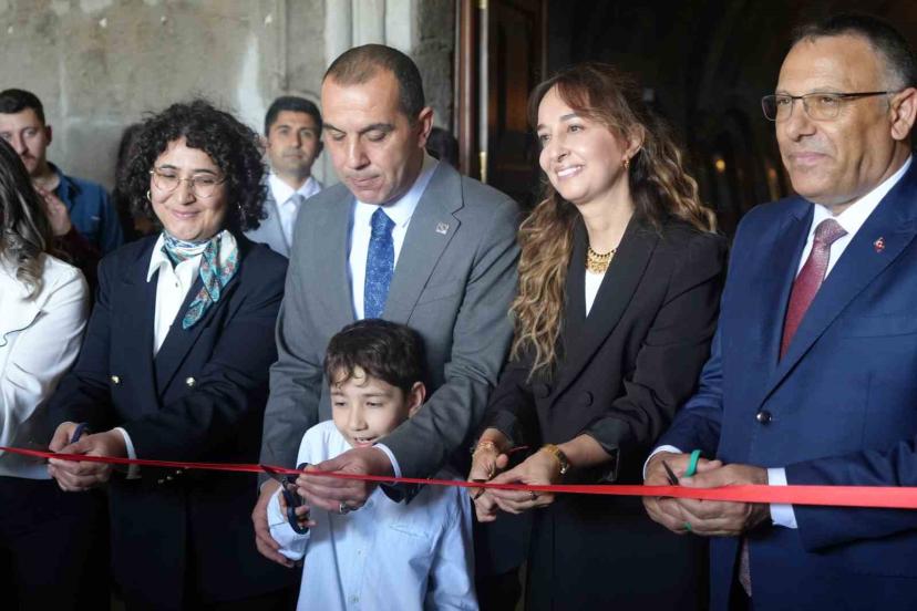 Anadolu Selçukluları döneminde inşa edilen Ejder Kervansarayı’nda "Nakş-ı Saray" sergisi