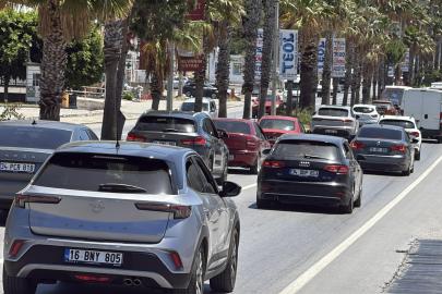 Bodrum’da son 36 saatte 25 binden fazla araç çıkış yaptı