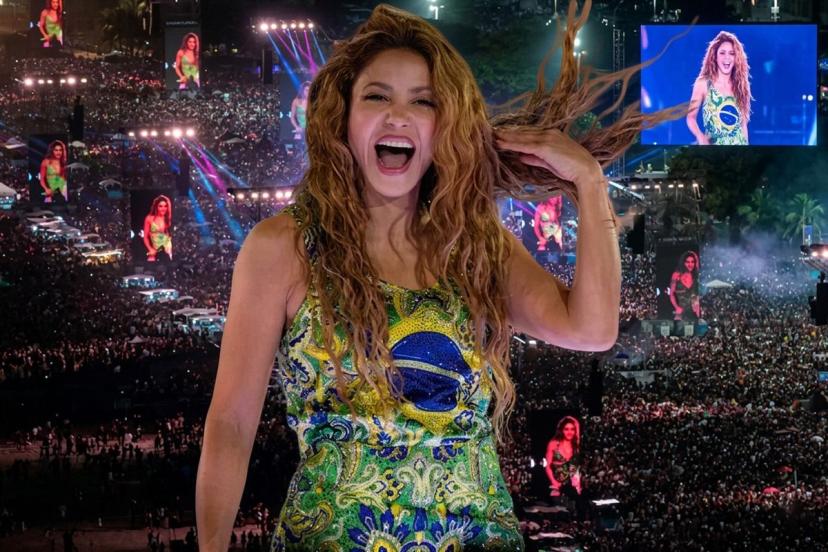 Brezilya'da Shakira fırtınası! 2 milyon hayranı tempo tutarak eski eşi Pique'ye küfür etti
