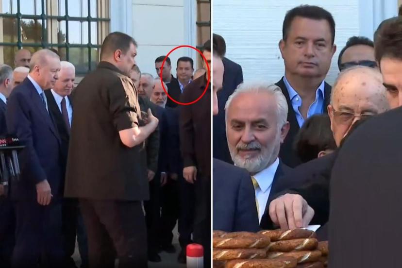 Cumhurbaşkanı Erdoğan'a bayram namazında Acun Ilıcalı da eşlik etti