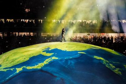 Dünyaca ünlü rapçi Kanye West, ilk kez İstanbul'da konser verdi