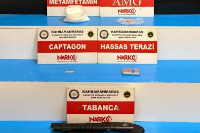 Kahramanmaraş'ta 1 kilogram metamfetamin ele geçirildi: 1 tutuklama