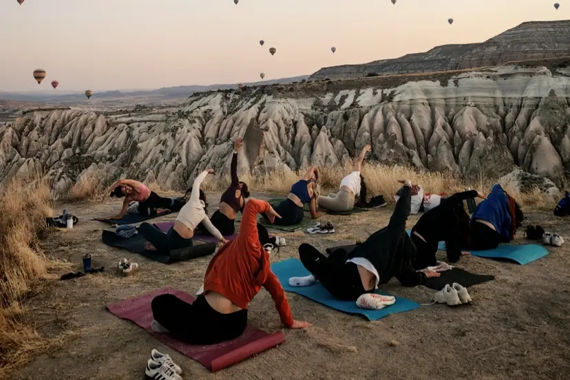 Kapadokya’da Bi’Yoga Fest hazırlığı