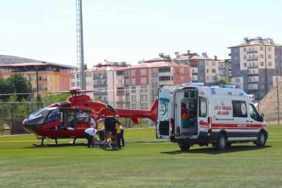 Malatya’da hava ambulansı 76 yaşındaki hasta için havalandı