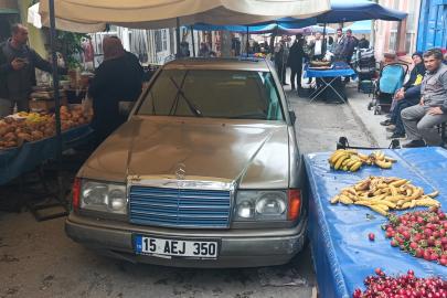 Otomobiliyle pazara giren alkollü ve ehliyetsiz sürücüye 65 bin TL ceza