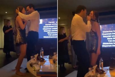 Serenay Sarıkaya ve Mert Demir aşk dolu danslarıyla romantizmin dibine vurdu