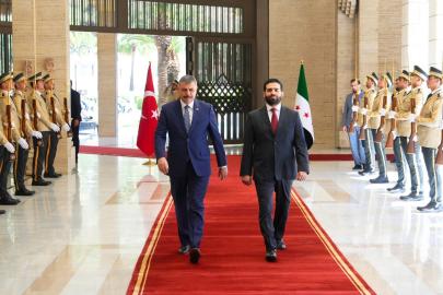 Bakan Çiftçi, Şam'da Suriyeli mevkidaşı Hattab ile görüştü