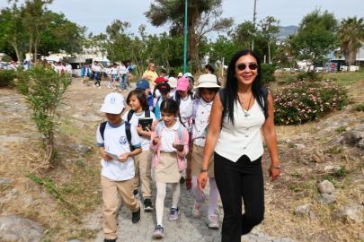 Bodrum'da öğrenciler kültürel mirasla buluştu