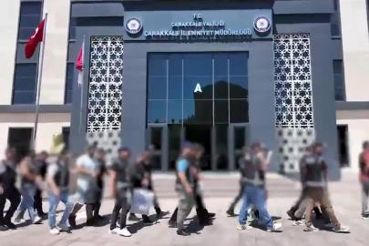 Çanakkale merkezli göçmen kaçakçılığı operasyonu: 36 kişi tutuklandı