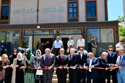 Hacı Hüseyin Kölük Camii dualarla ibadete açıldı