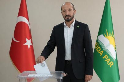 HÜDA PAR Elazığ Merkez İlçe Başkanlığına Hüseyin Kaya yeniden seçildi