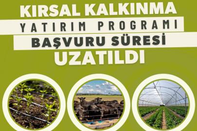 Kırsal kalkınma yatırımları için hibe başvuru süresi uzatıldı