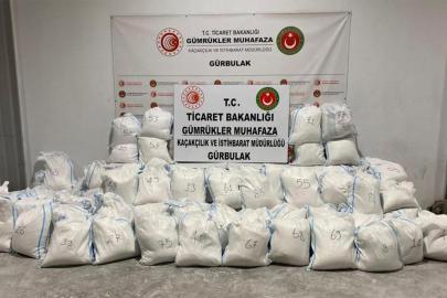 Mersin ve Gürbulak'ta tonlarca uyuşturucu etken maddesi ele geçirildi