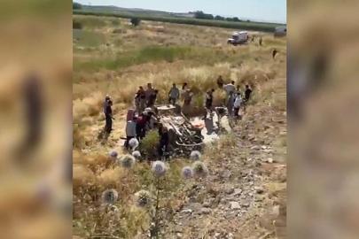 Şanlıurfa'da otomobil şarampole yuvarlandı: 1 ölü, 4 yaralı