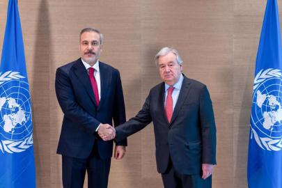 Bakan Fidan, BM Genel Sekreteri Guterres ile görüştü