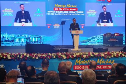 Bakan Kurum: Malatya'da acının yerini umut, enkazın yerini 80 bin sağlam konut aldı