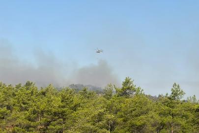 Fethiye'deki orman yangınının enerjisi düşürüldü