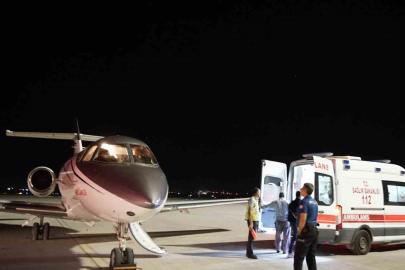 Tülin bebek, ambulans uçakla İstanbul’a sevk edildi