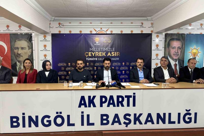 AK Parti Bingöl İl Başkanı Seven: "25 yıldır, Türkiye’yi her alanda büyütmenin ve güçlendirmenin mücadelesini verdik"
