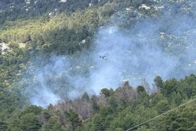 Antalya Kaş'ta orman yangını