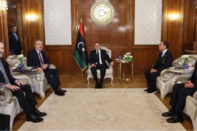 Bakan Fidan, Libya'da Dibeybe ile görüştü