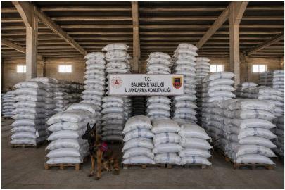 Balıkesir’de 6 ton kaçak çay ele geçirildi