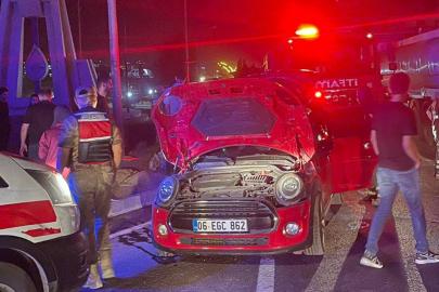 Batman-Beşiri yolunda tanker ile otomobil çarpıştı: 3 yaralı