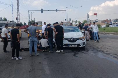 Batman'da otomobil ile motosiklet çarpıştı: 2 yaralı