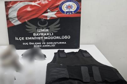 Bayraklı'da uyuşturucu ve silah operasyonu