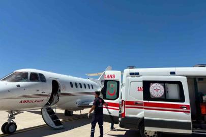 Bingöl’de 4 aylık bebek uçak ambulansla Ankara’ya sevk edildi