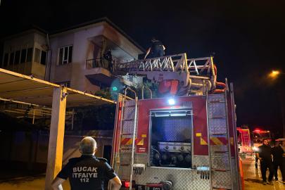 Bucak’ta ev yangını büyümeden söndürüldü